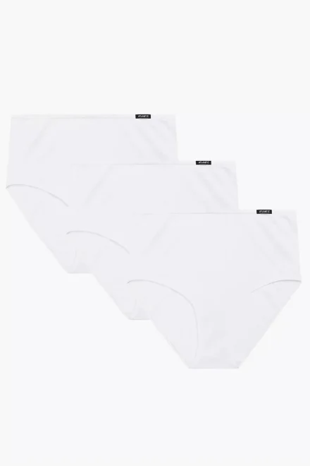 3 PACK kalhotky 3BLP-585 - Maxi - Bílá