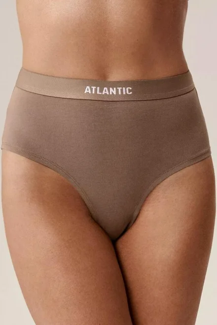 3 PACK kalhotky 3CLP-009B - vyšší pas - Béžová-ecru