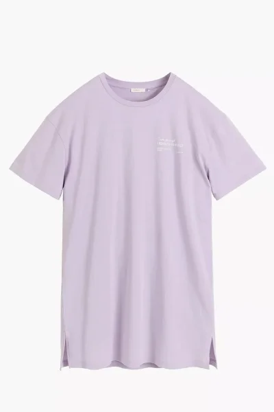 Noční košile NLD-001 - bavlna - Světle fialová