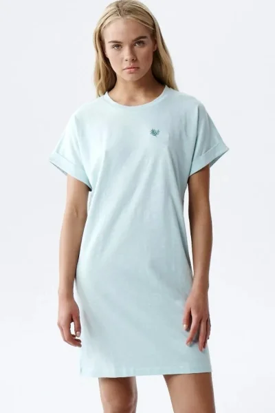 Noční košile NLD-002 - bavlna - Mátová