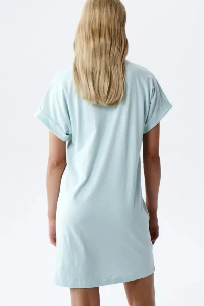 Noční košile NLD-002 - bavlna - Mátová