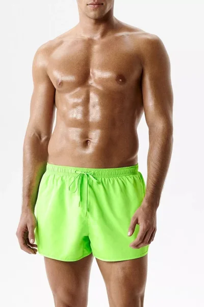 Pánské plavky KMB-237/26 - Neonová (žluto-zelená)