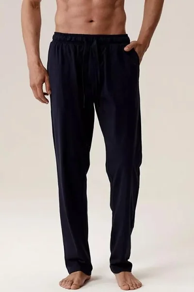 Pyžamové kalhoty NMB-040 - Tmavě modrá