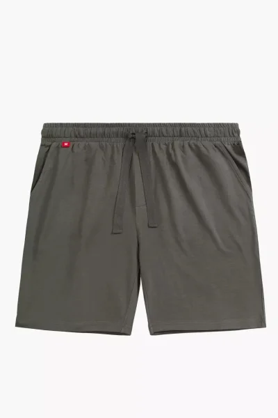 Pánské pyžamové kraťasy NMB-039 - Khaki