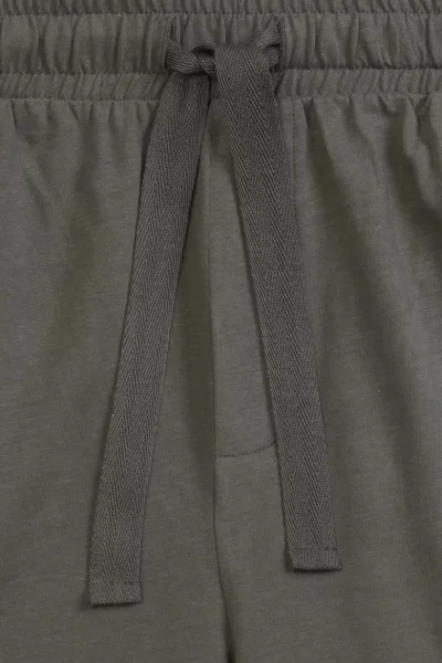 Pánské pyžamové kraťasy NMB-039 - Khaki