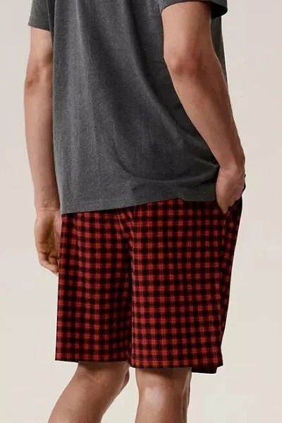 Pánské pyžamo NMP-397 - bavlna - Šedo-červená