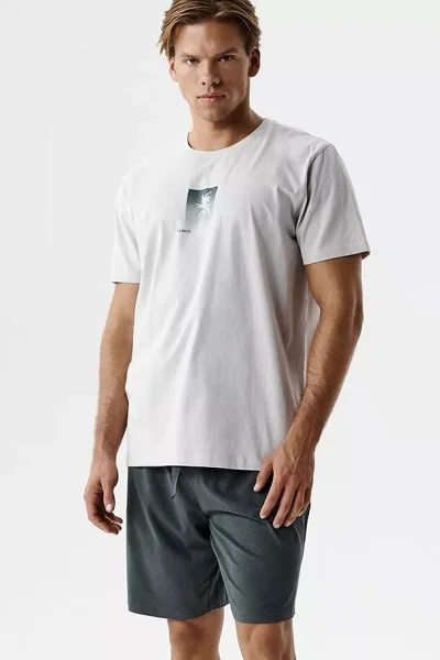 Pánské pyžamo NMP-398 - bavlna - Fialovo-šedá