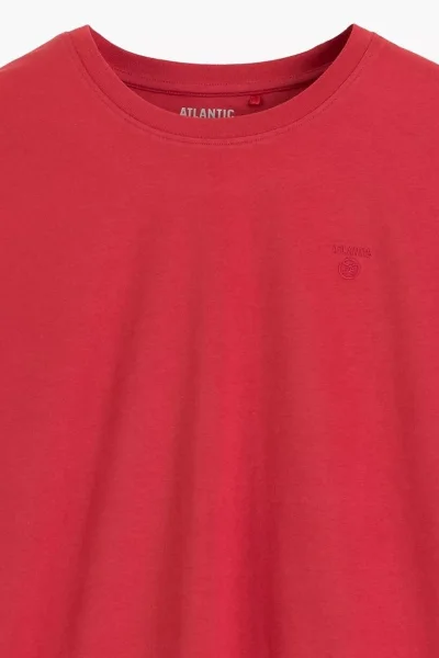 Pánské pyžamo NMP-400 - bavlna - Červeno-tmavěmodrá