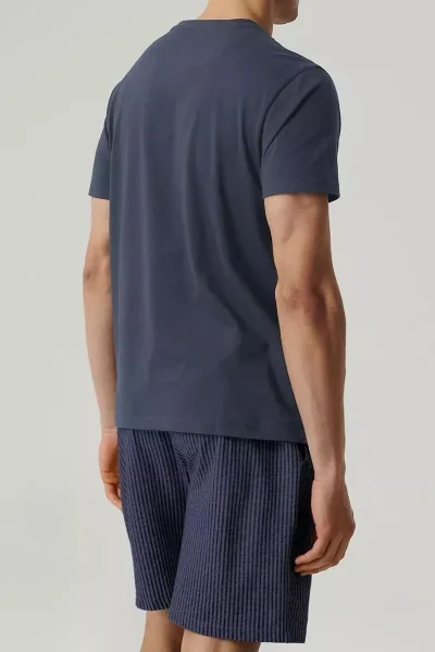 Pánské pyžamo NMP-381 - Tmavěmodrá-modrá