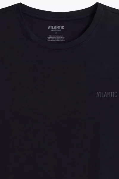 Pánské pyžamo NMP-381 - Šedo-tmavěmodrá