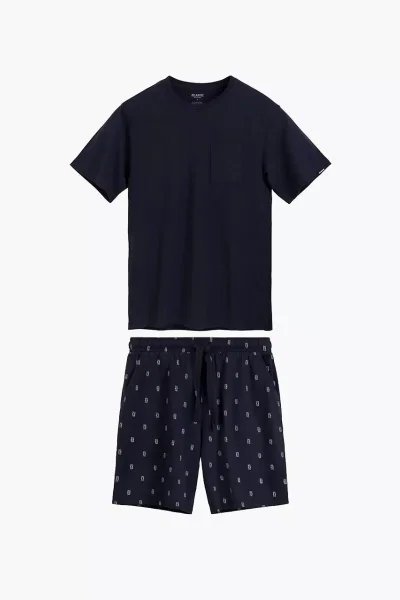 Pánské pyžamo NMP-402 - Tmavě modrá