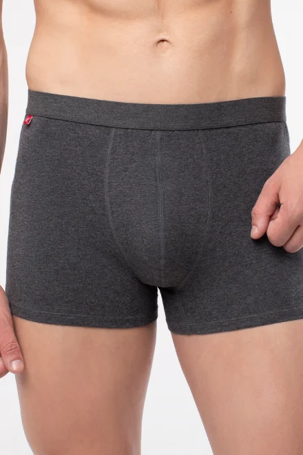 Pánské boxerky MH-1088 Melange Grey - Tmavě šedá