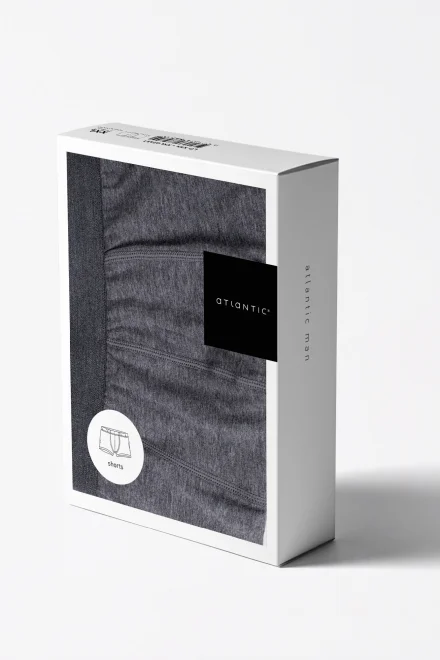 Pánské boxerky MH-1088 Melange Dark grey - Šedá