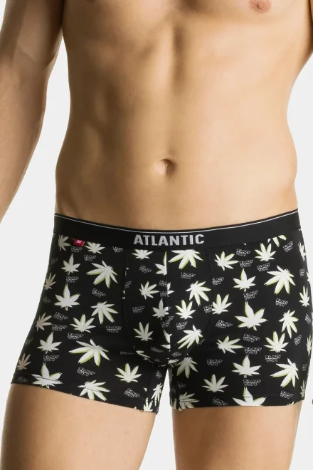 3 PACK boxerky 3MH-183 - Černá-khaki
