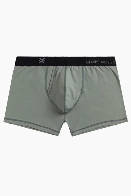 Pánské boxerky MH-186 - s rozparkem - Khaki