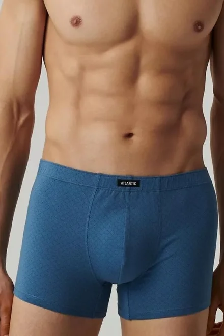 3 PACK boxerky 3MH-212 - Tmavěmodrá-modrá