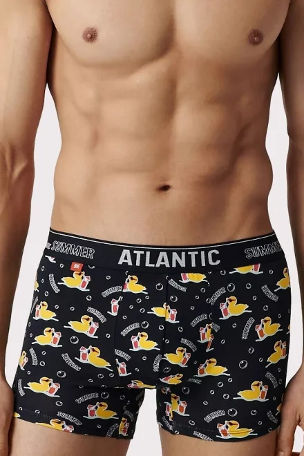 2 PACK boxerky 2MHH-007/25 - kachničky - Tmavěmodrá-růžová
