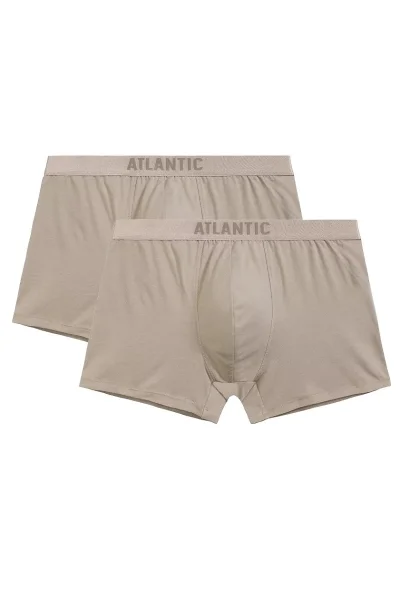 2 PACK boxerky 2BMH-012 - modal - Béžová