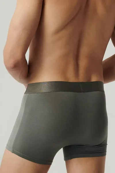 Pánské boxerky MH-1201 - mikromodal - Khaki