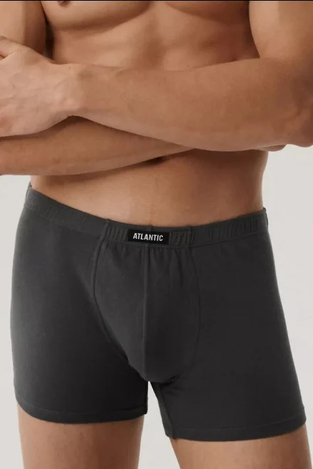 5 PACK boxerky 5BMH-007 - bavlna - Černo-šedá