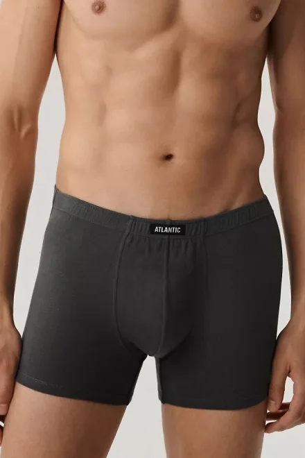 5 PACK boxerky 5BMH-007 - bavlna - Černo-šedá