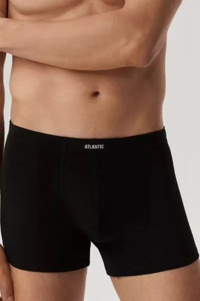 5 PACK boxerky 5bMH-007 - bavlna - Černo-šedá