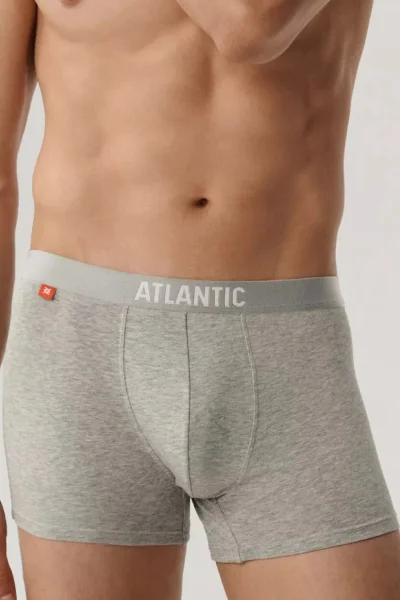 5 PACK boxerky 5BMH-011 - bavlna - Černo-šedá