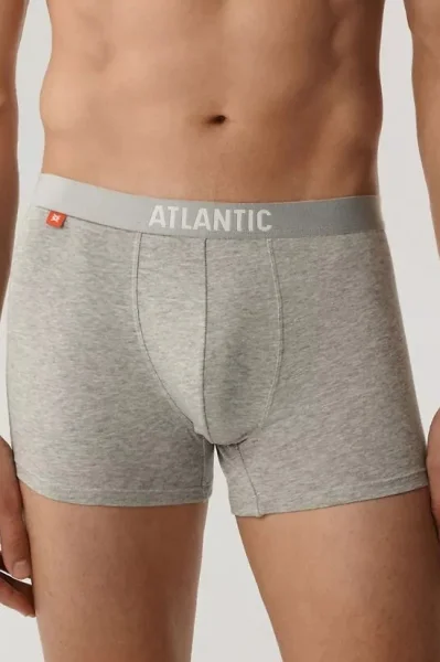 5 PACK boxerky 5BMH-011 - bavlna - Černo-šedá