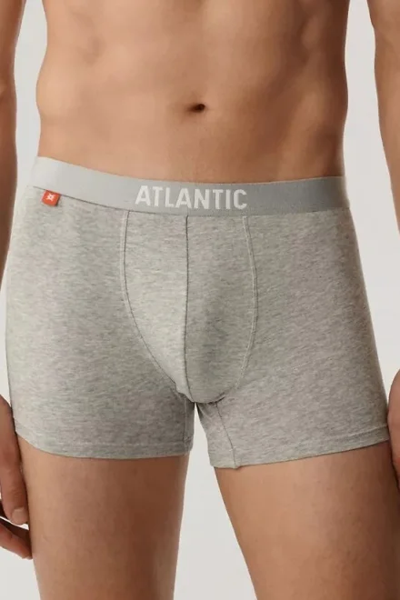 5 PACK boxerky 5BMH-011 - bavlna - Černo-šedá