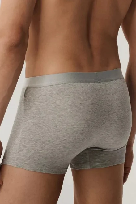 5 PACK boxerky 5BMH-011 - bavlna - Černo-šedá