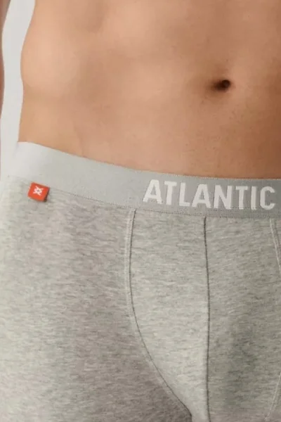 5 PACK boxerky 5BMH-011 - bavlna - Černo-šedá