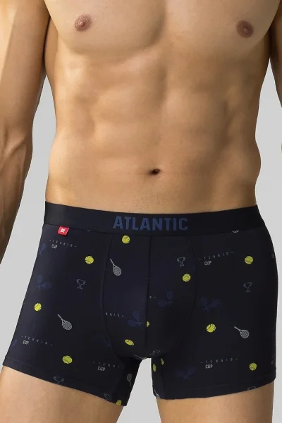 3PACK boxerky 3MH-050 - tenis - Tmavě modrá