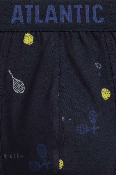 3PACK boxerky 3MH-050 - tenis - Tmavě modrá