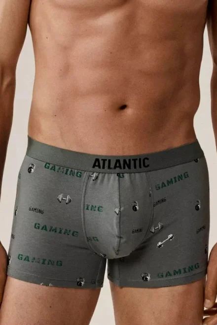 3PACK boxerky 3MH-223/25 - gaming - Černá-khaki