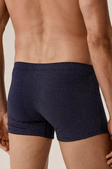 3 PACK boxerky 3MH-218 - bavlna - Tmavěmodrá-modrá
