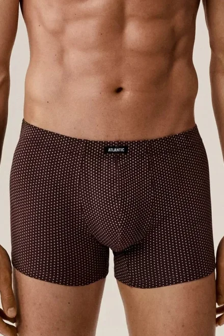 3 PACK boxerky 3MH-218 - bavlna - Červeno-zelená
