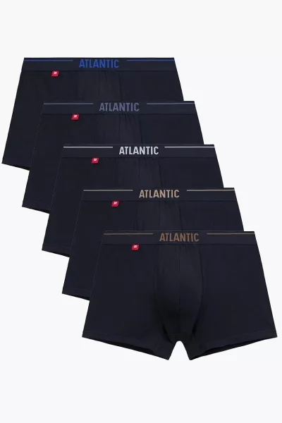 5 PACK boxerky 5SMH-004/26 - Tmavě modrá