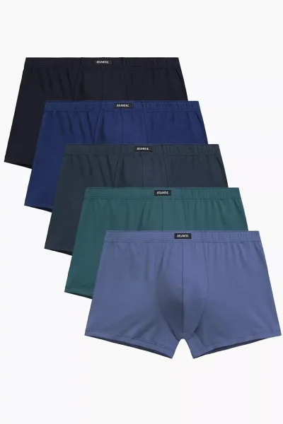 5 PACK boxerky 5SMH-002/26 - Modrá