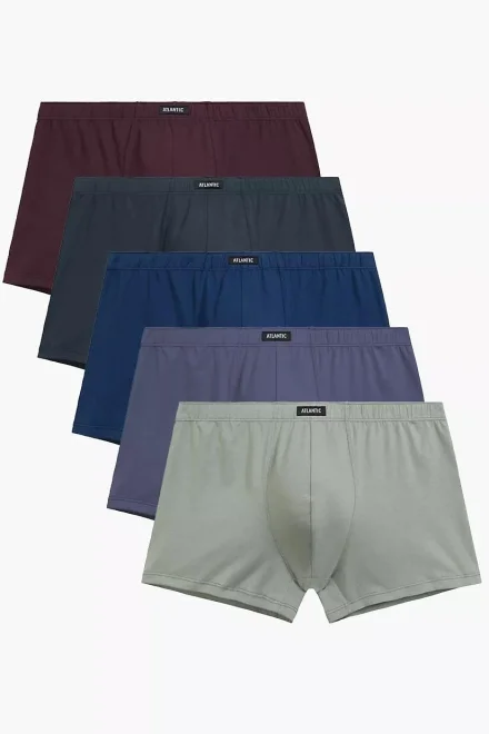 5 PACK boxerky 5SMH-002/26 - Světle zelená