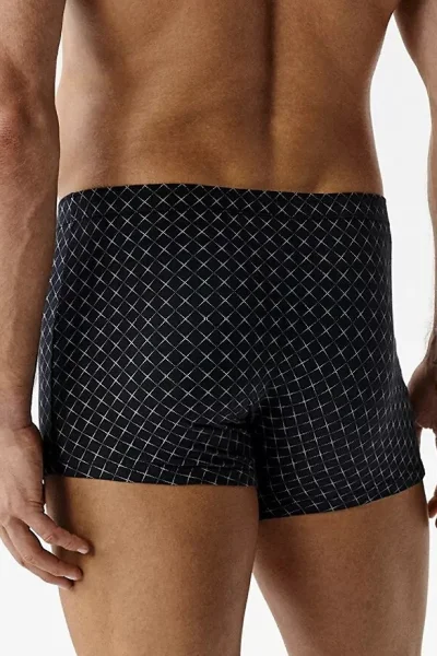 3 PACK boxerky 3MH-236 - Tmavě modrá