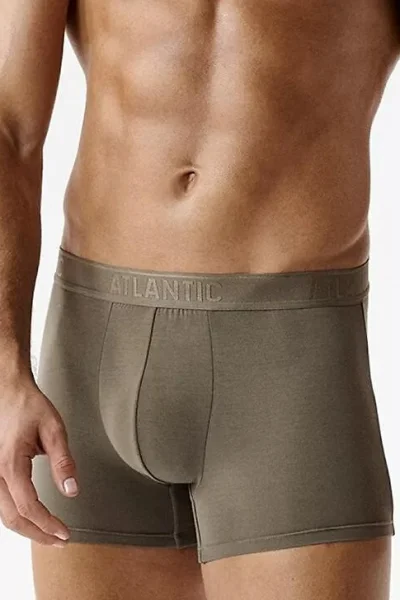 2 PACK boxerky 2MH-1204 - micromodal - Tmavě béžová