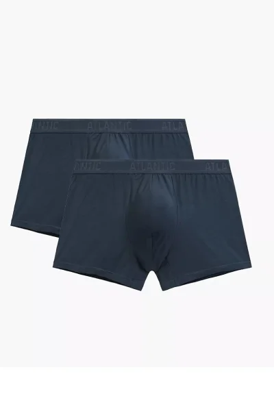 2 PACK boxerky 2MH-1204 - micromodal - Tmavě modrá