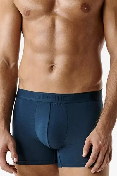 2 PACK boxerky 2MH-1204 - micromodal - Tmavě modrá