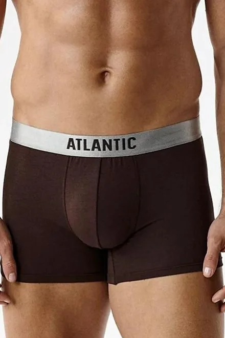 2 PACK boxerky 2MH-1203 - pima bavlna - Hnědá