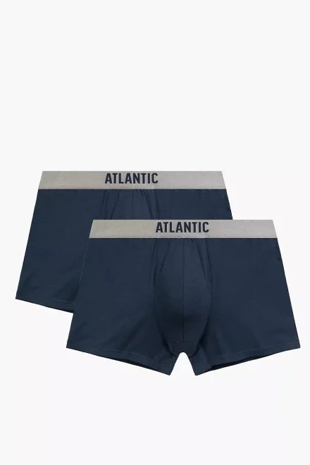 2 PACK boxerky 2MH-1203 - pima bavlna - Tmavě modrá