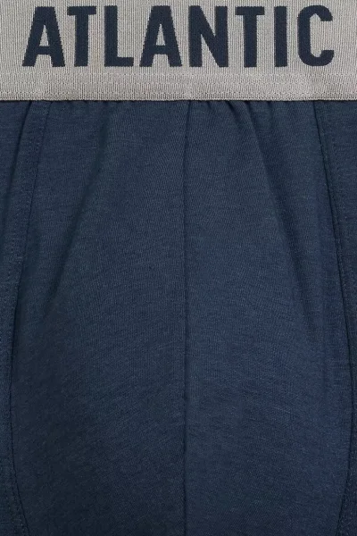 2 PACK boxerky 2MH-1203 - pima bavlna - Tmavě modrá