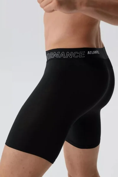 2 PACK boxerky 2MH-1181 - bambus - Černá