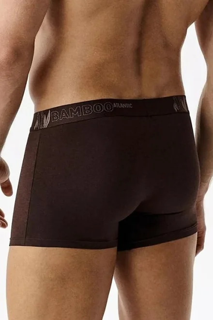 3 PACK boxerky 3MH-231 - bambus - Vínově-červená