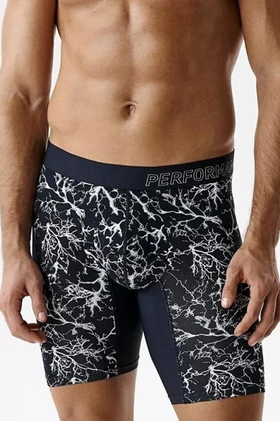 Pánské boxerky MH-1206 - bambus - Tmavě modrá