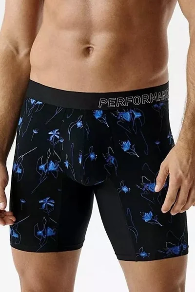 Pánské boxerky MH-1207 - bambus - Černá